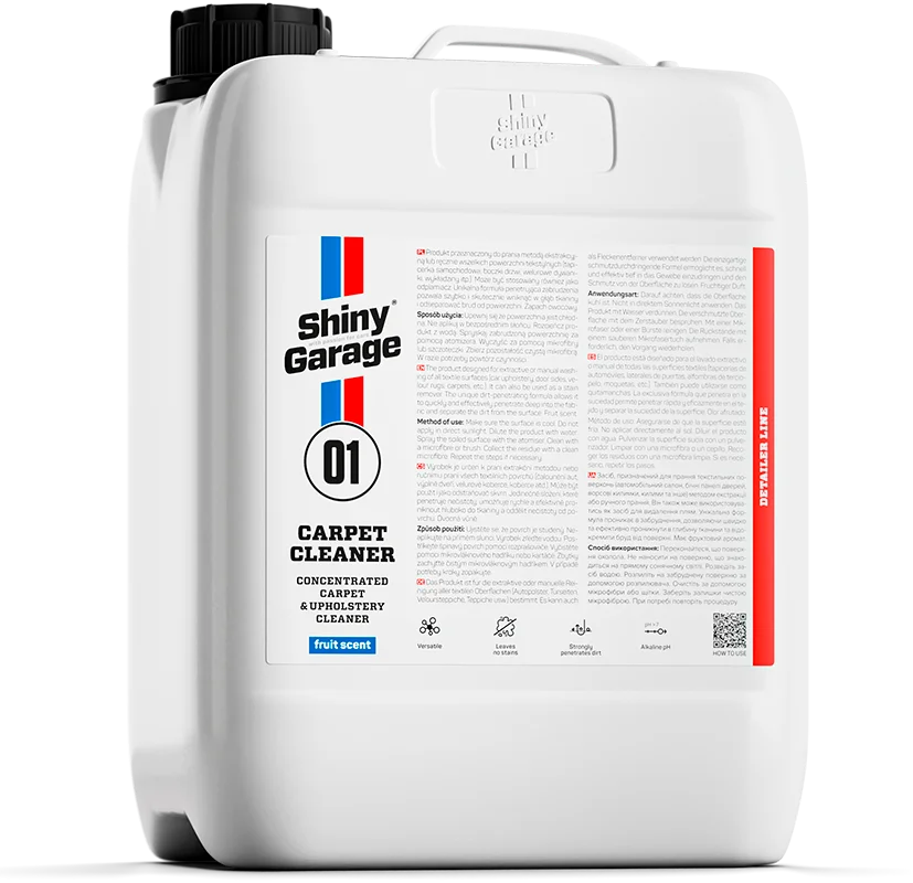 Shiny Garage Carpet Cleaner Tekstil rens & Tæpperens Sæbe 5000ml