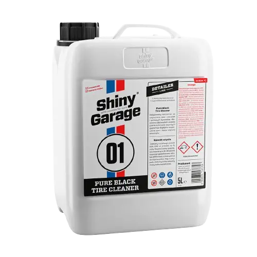 Shiny Garage Pure Black Dækrens 5000ml 5 liter