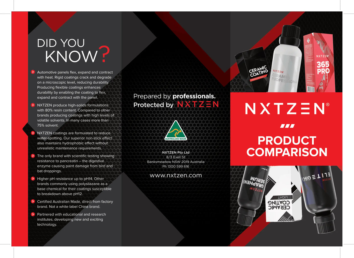 NXTZEN Comparison Brochure