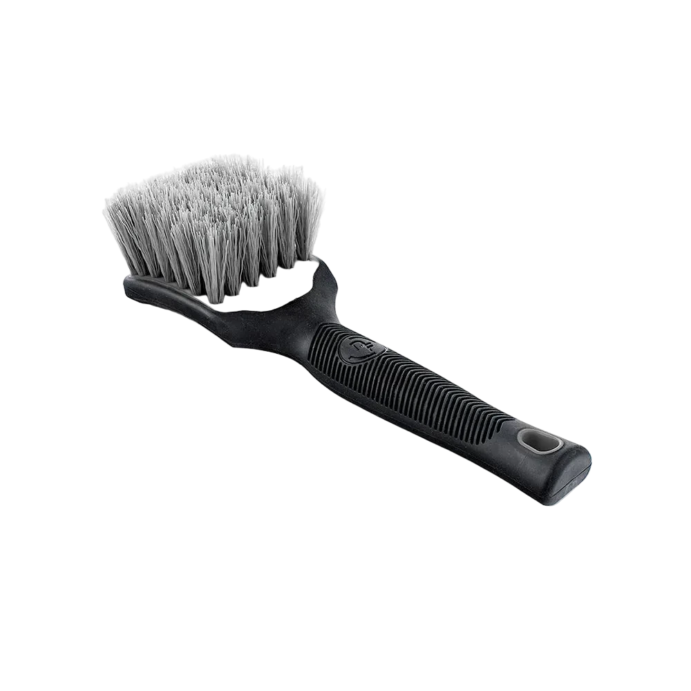 Detail Factory Tire Brush dækbørste grå børsterne op ad