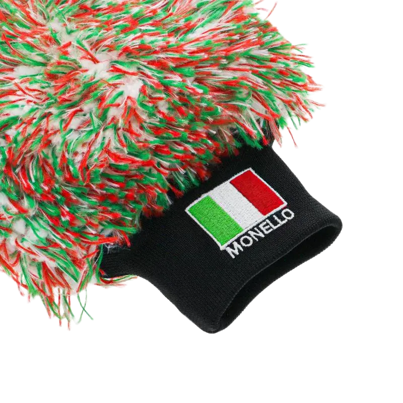 Monello Guanto Tricolore Premium Vaskehandske tæt på