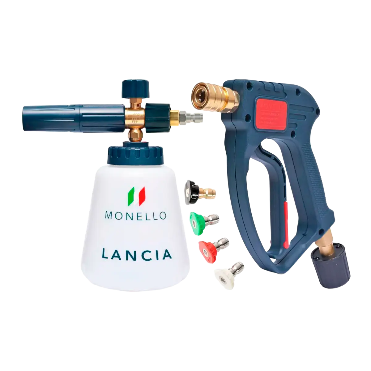 Monello Lancia mjjc skumlanse og pistola corta mjjc pistolgreb til højtryksrenser