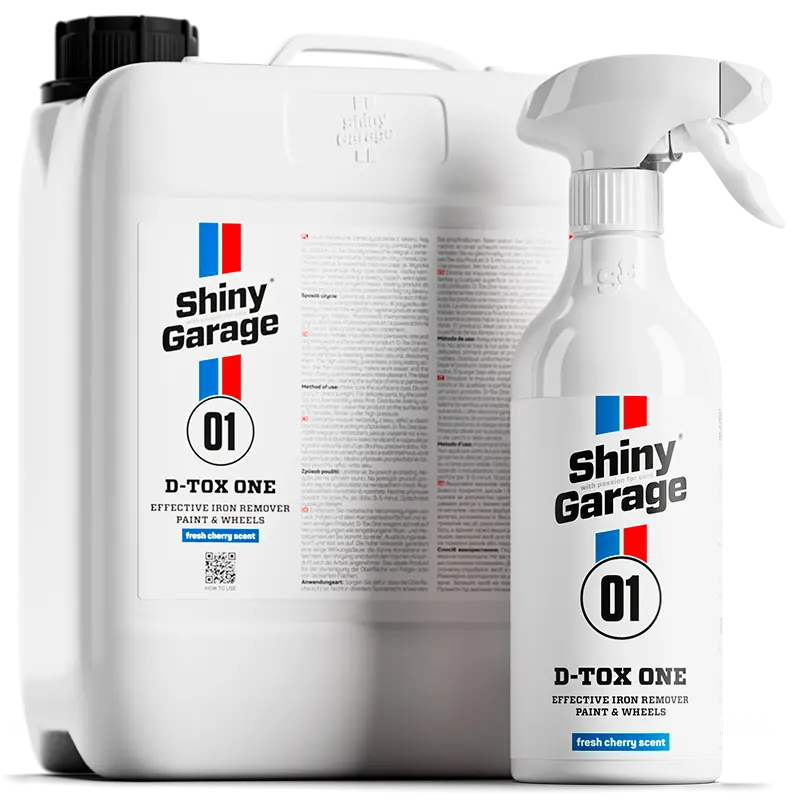 Shiny Garage D-TOX ONE Fælgrens & Flyverustfjerner 500ml + 5000ml