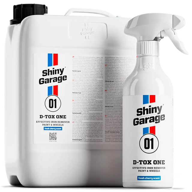 Shiny Garage D-TOX ONE Fælgrens & Flyverustfjerner 500ml + 5000ml