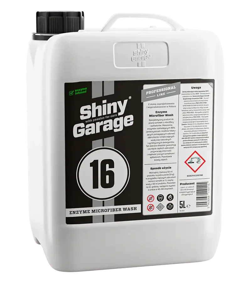 Shiny Garage Enzyme Microfiber Vaskemiddel 5 Liter