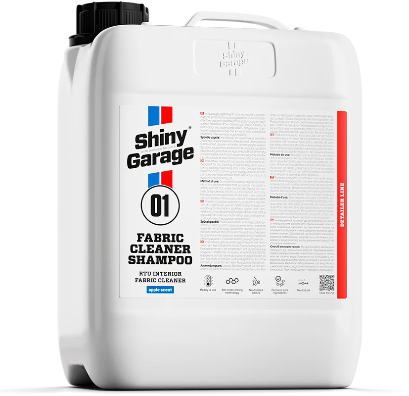 Tekstil rens Shiny Garage Fabric Cleaner Shampoo 5000ml