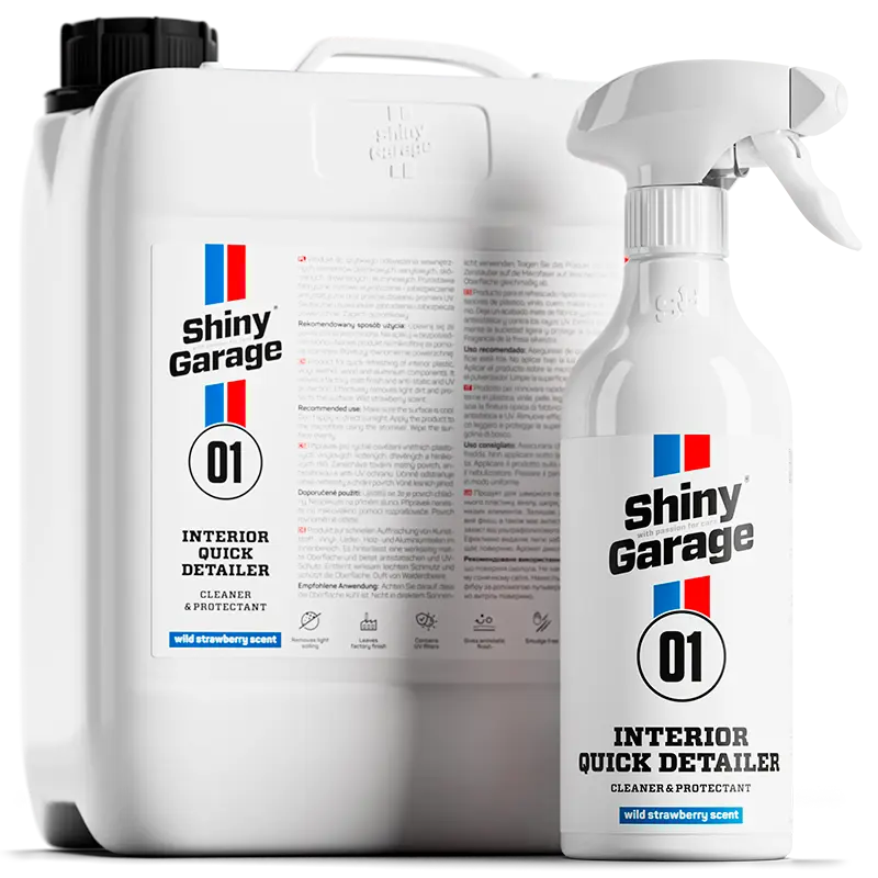 Shiny Garage Interior Quick Detailer Tekstilrens 500ml + 5000ml