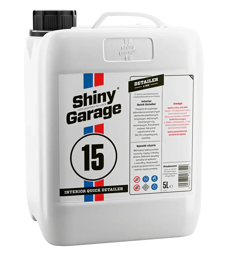 Shiny Garage Interior Quick Detailer Tekstilrens 5 Liter