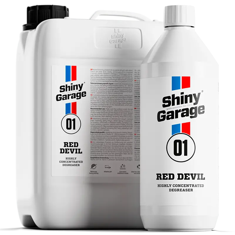 Shiny Garage Red Devil degreaser affedter 1000ml + 5000ml