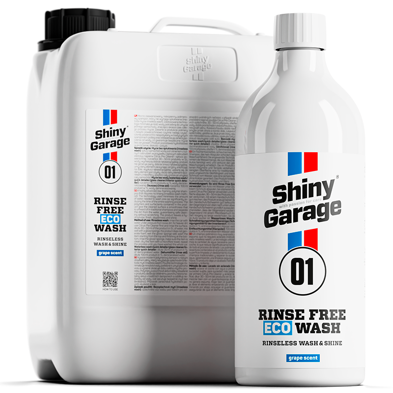 Shiny Garage Rinse Free ECO Wash Skyllefri Autoshampoo 1000ml + 5000ml