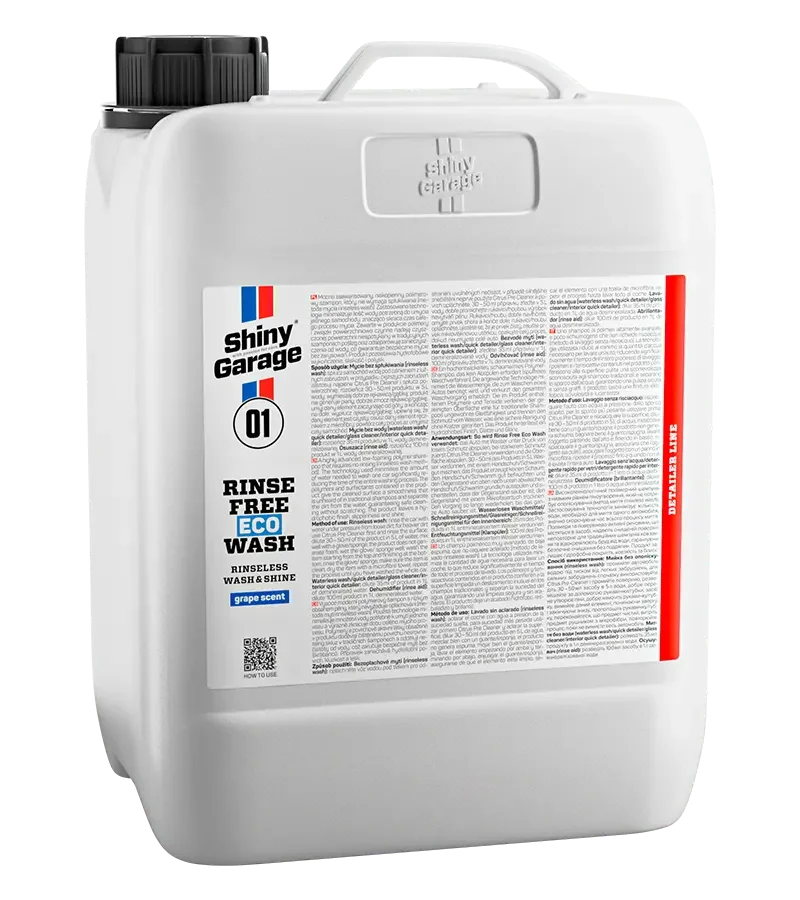 Shiny Garage Rinse Free ECO Wash Skyllefri Autoshampoo 5000ml