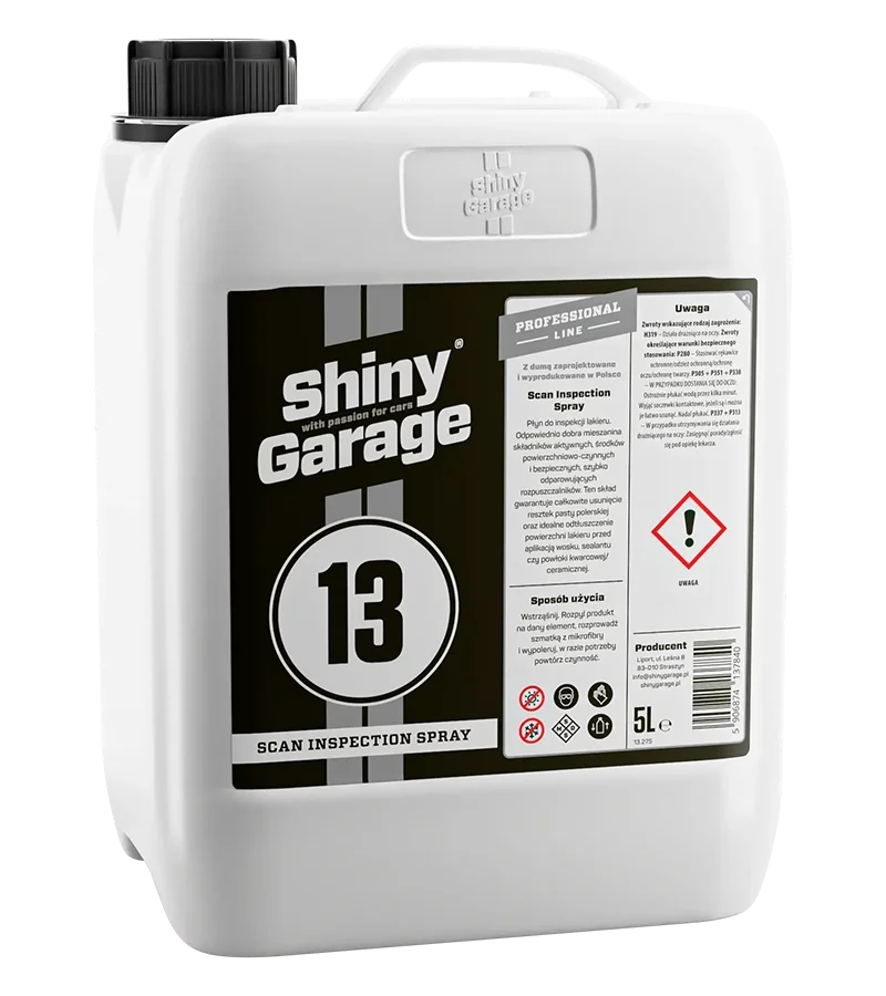 Shiny Garage Scan Inspection Spray Lakrens 5 Liter