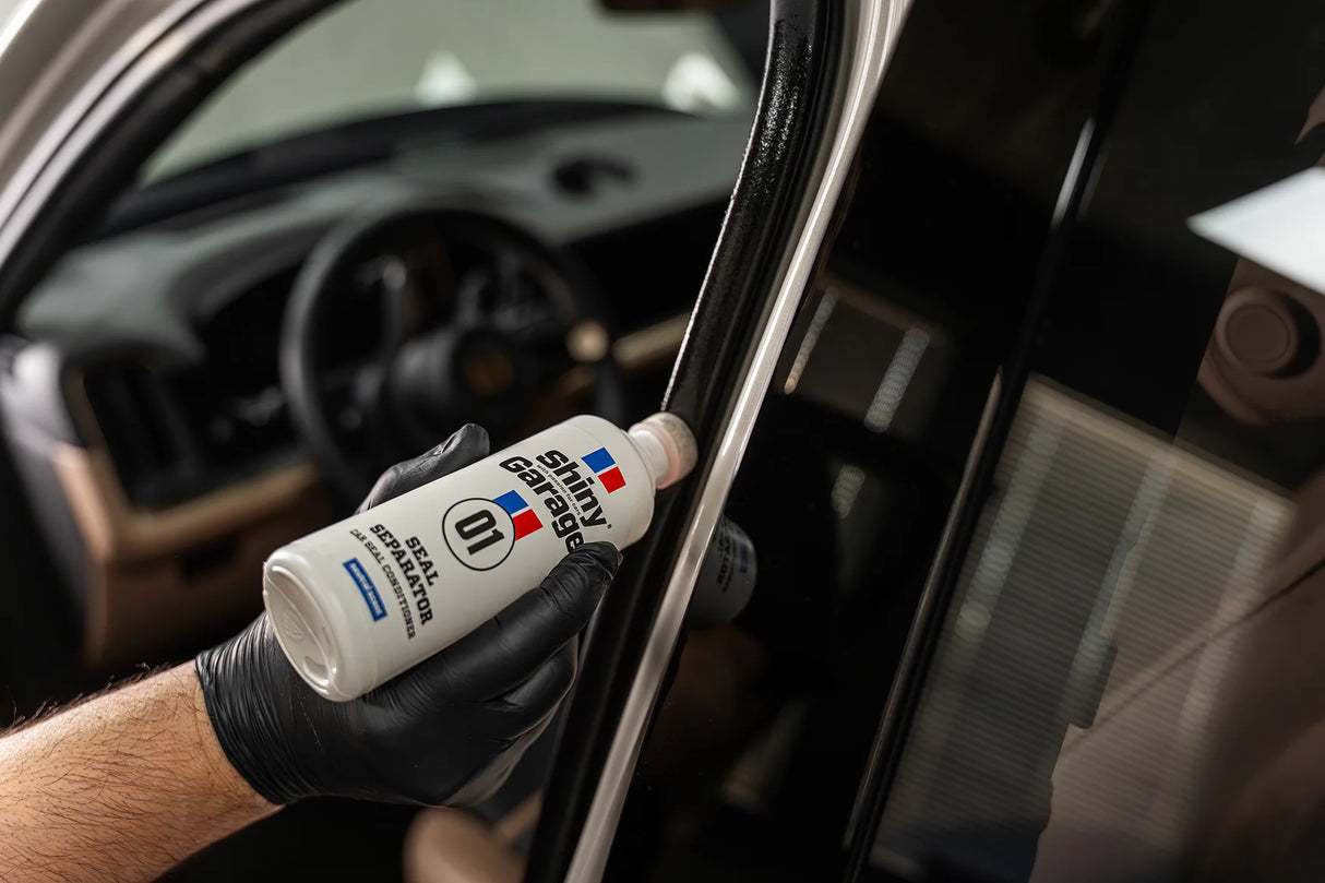 Shiny Garage Seal Seperator påføres gummiliste