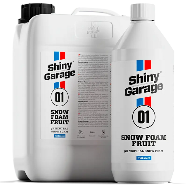 Shiny Garage Snowfoam Snow Foam Fruit 1000ml + 5000ml