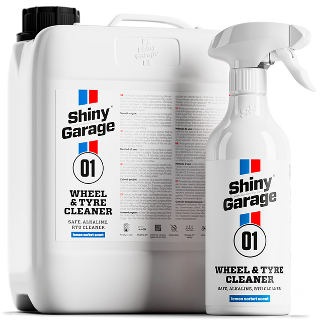 Shiny Garage Wheel & Tire Cleaner Fælgrens Dækrens 500ml + 5000ml