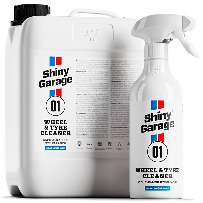 Shiny Garage Wheel & Tire Cleaner Fælgrens Dækrens 500ml + 5000ml