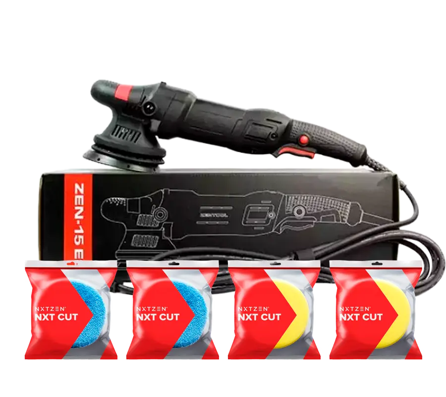 Polermaskine pakke Zentool ZEN 15E dual action polermaskine