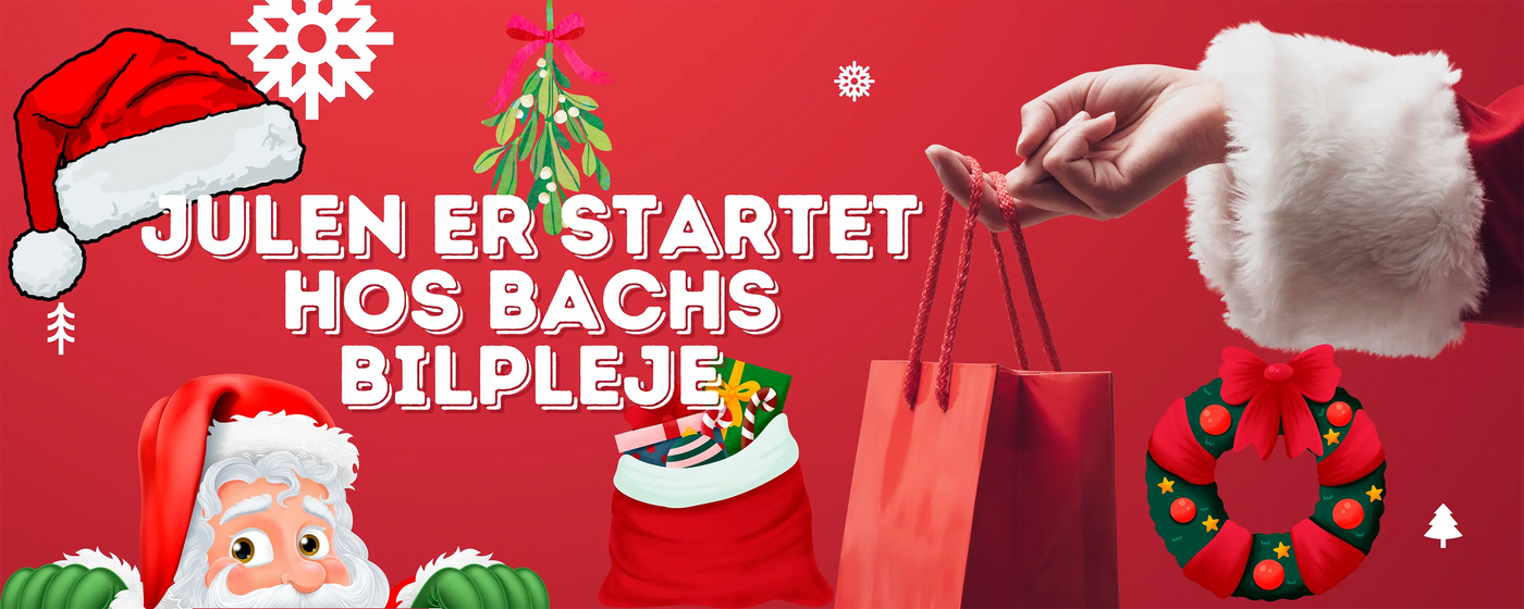 Julen er startet hos bachs bilpleje