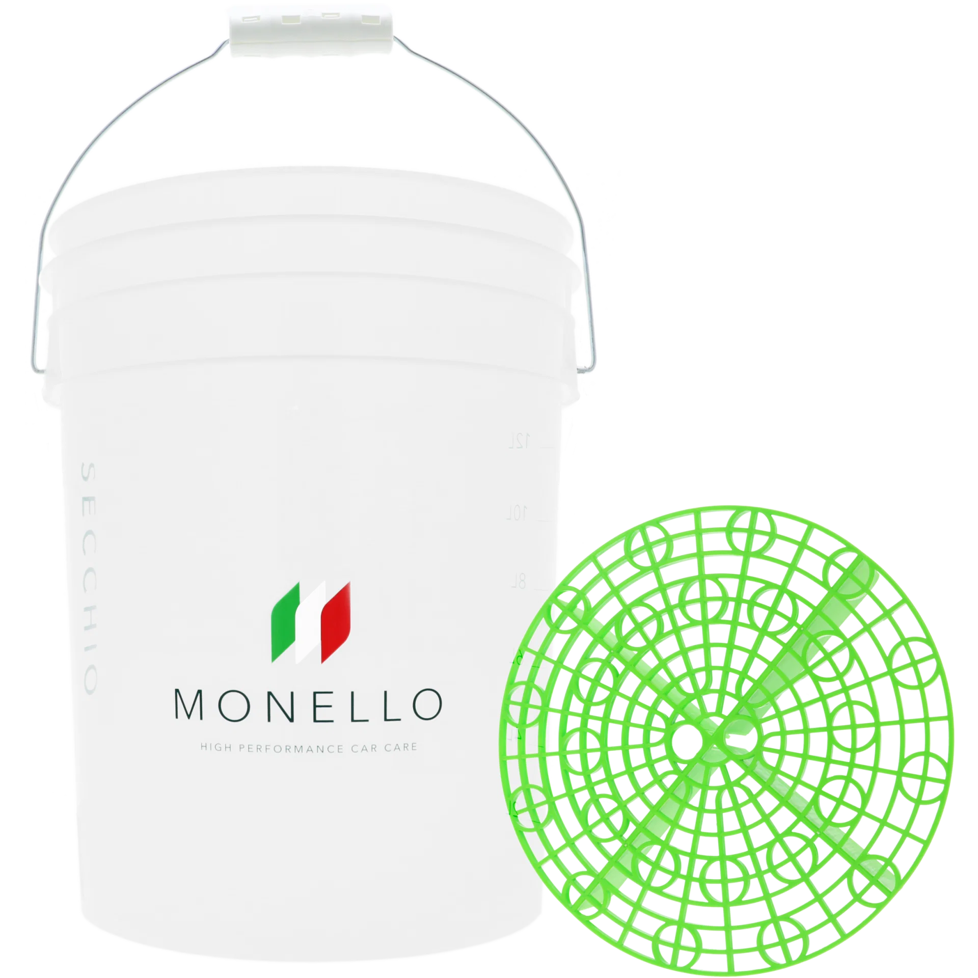 Monello Secchio Grøn Vaskespand med rist
