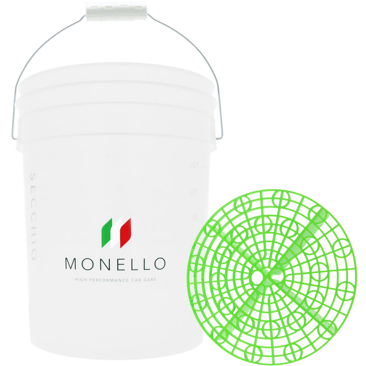 Monello Secchio Grøn Vaskespand med rist