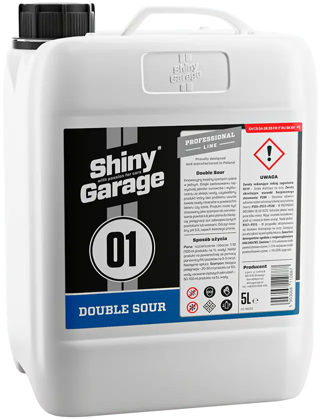 Shiny Garage Double Sour Shampoo and Foam 5 Liter