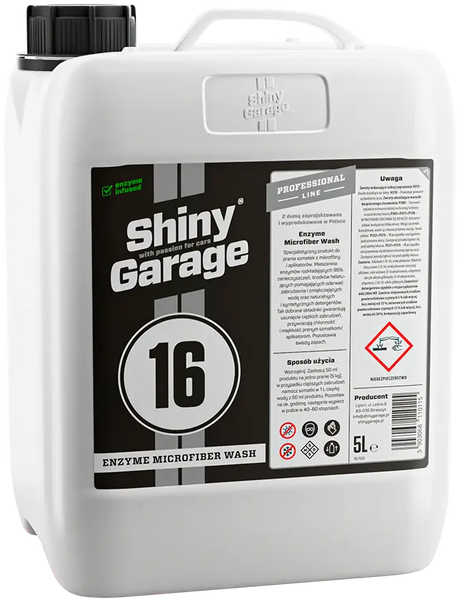 Shiny Garage Enzyme Microfiber Vaskemiddel 5 Liter