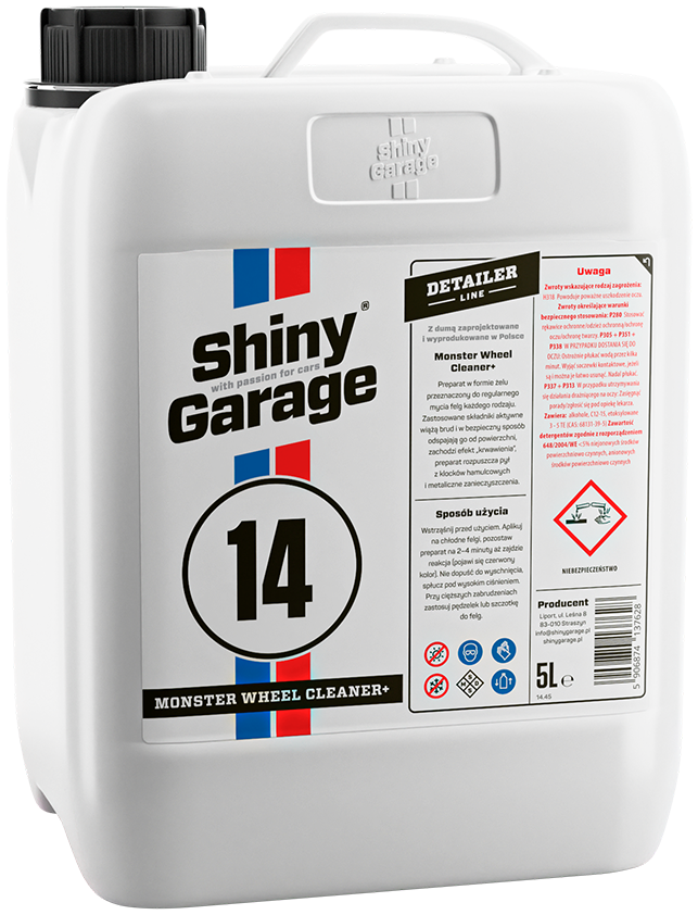 Shiny Garage Monster Wheel Cleaner Fælgrens med farveskift 5 Liter