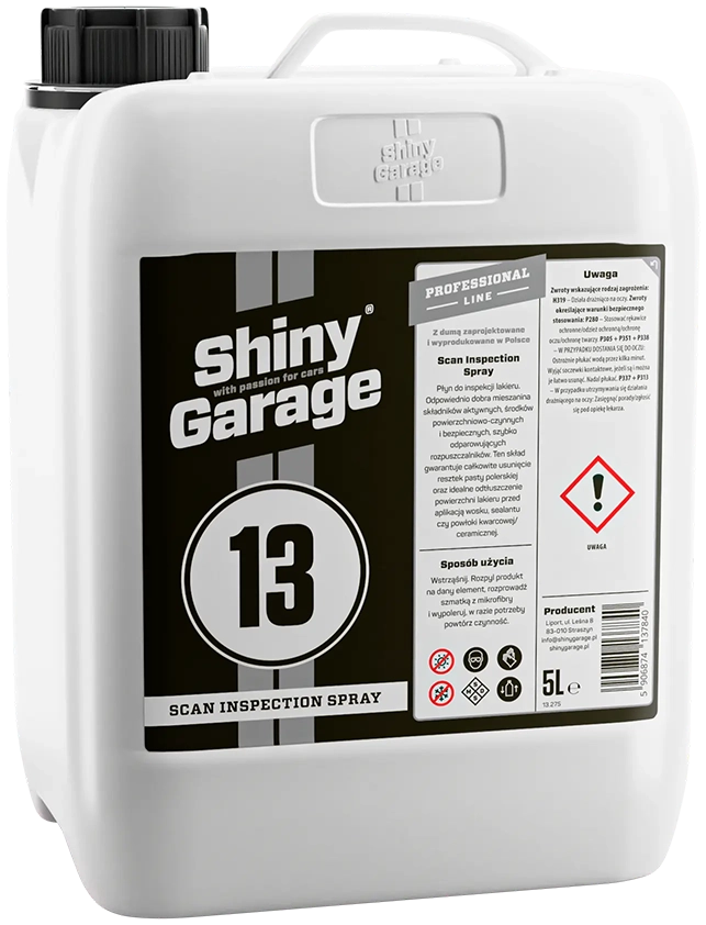 Shiny Garage Scan Inspection Spray 5 Liter