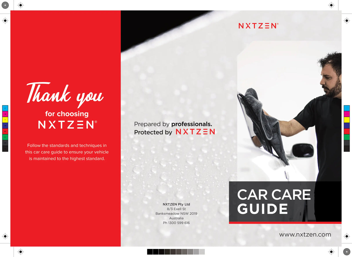 NXTZEN Car Care Guide Brochure