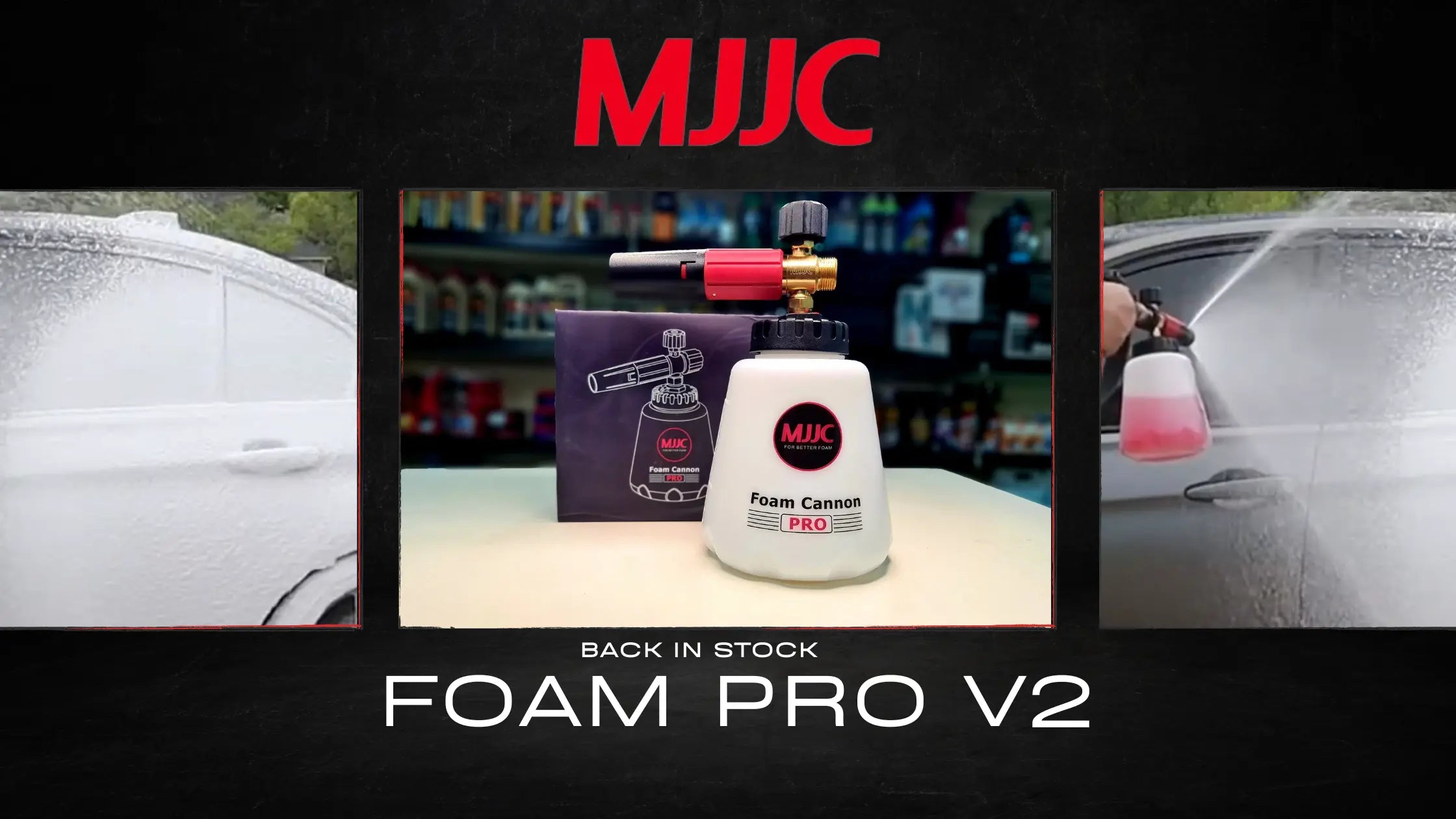 MJJC Foam Cannon Pro V2 Back in Stock