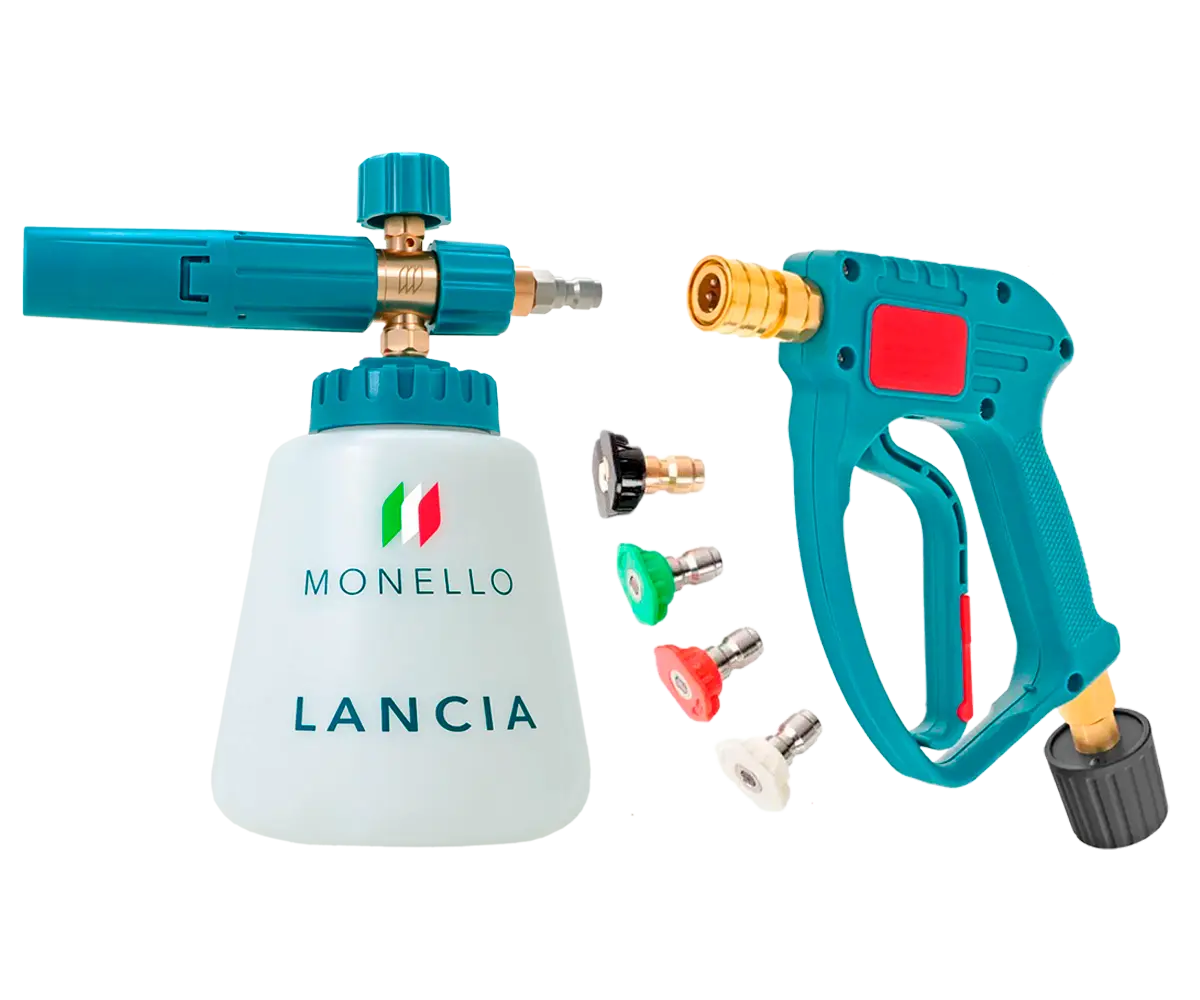 Monello Lancia mjjc skumlanse og pistola corta mjjc pistolgreb til højtryksrenser