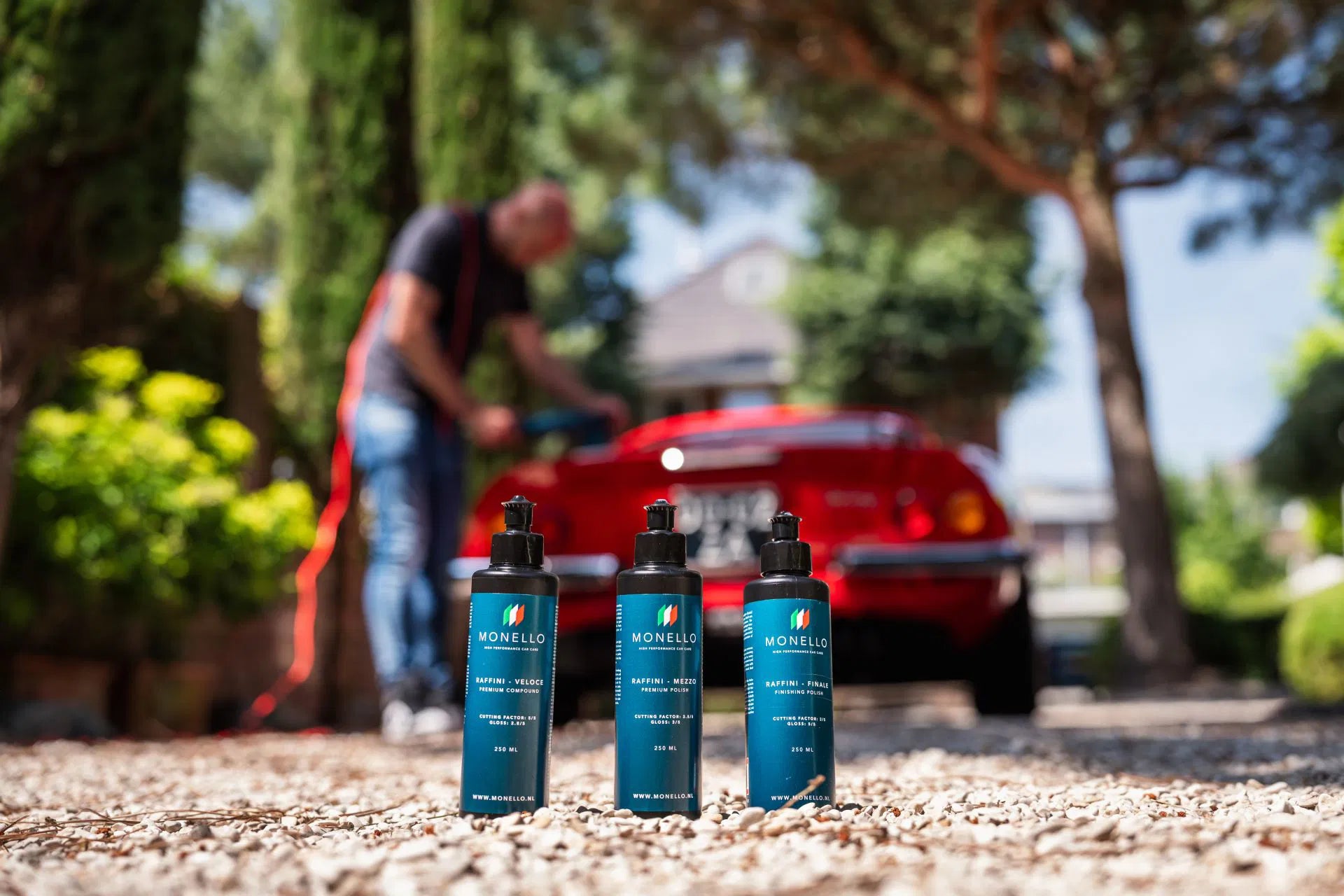 Monello Raffini Veloce ses med andre polermidler