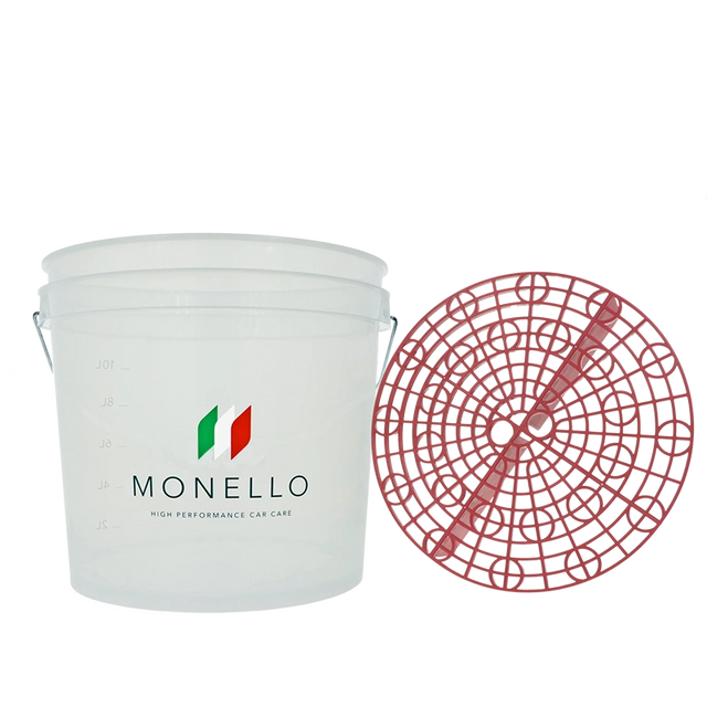 Monello Secchio Rød Vaskespand med rist