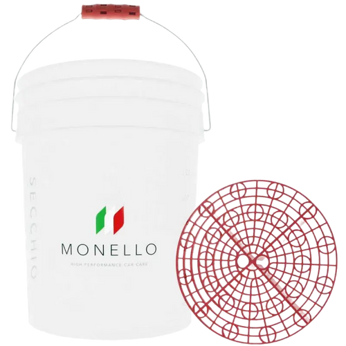 Monello Secchio Rød Vaskespand med rist