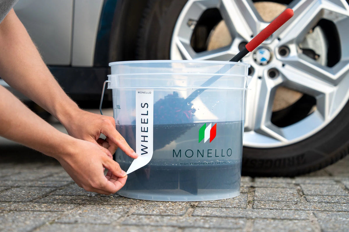 Monello Vaskespand klistermærke sæt sættes på vaskespand