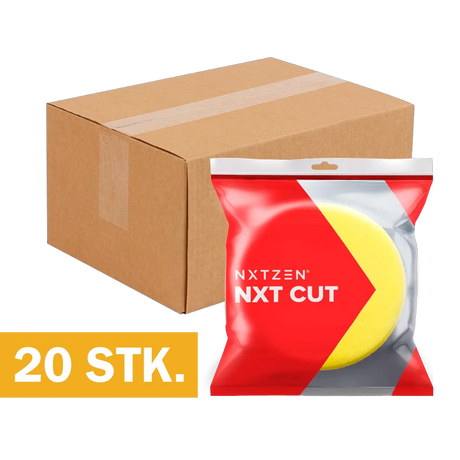NXTZEN Cut 75mm Gul fin polerpuder 20 stk kassekøb erhverv