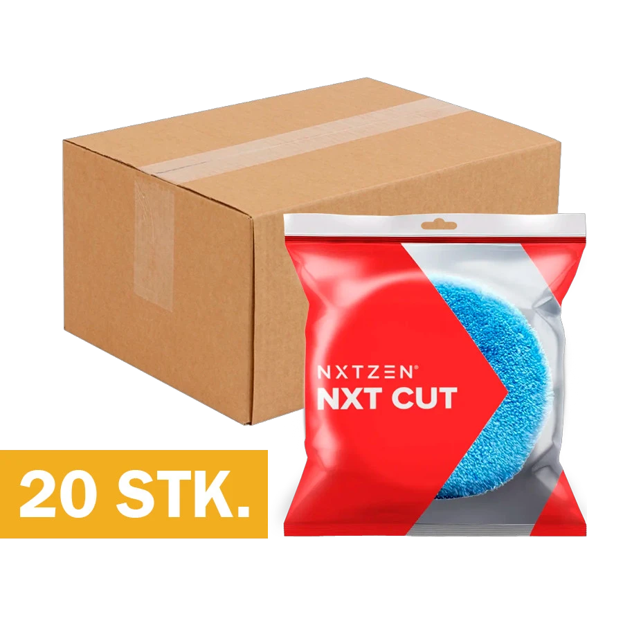NXTZEN Cut 75mm Blå Grov polerpuder 20 stk kassekøb erhverv
