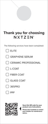 NXTZEN Hang Tag