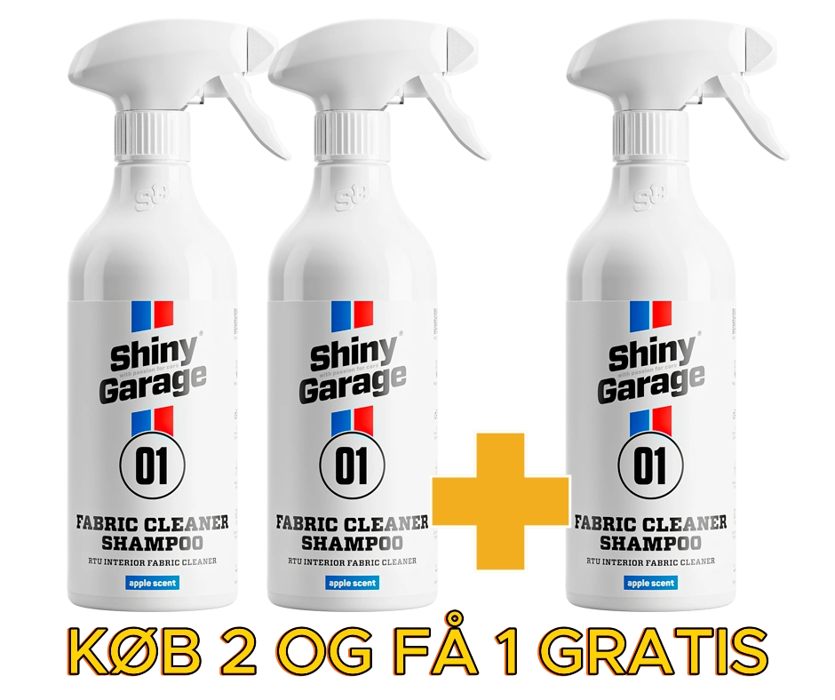 Shiny Garage Fabric Cleaner Shampoo 2+1