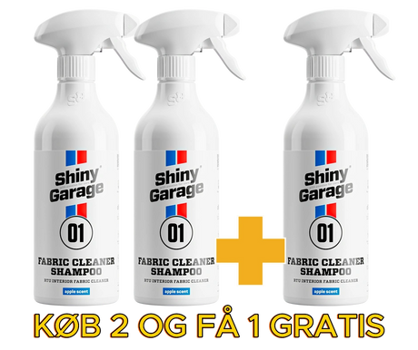 Shiny Garage Fabric Cleaner Shampoo 2+1