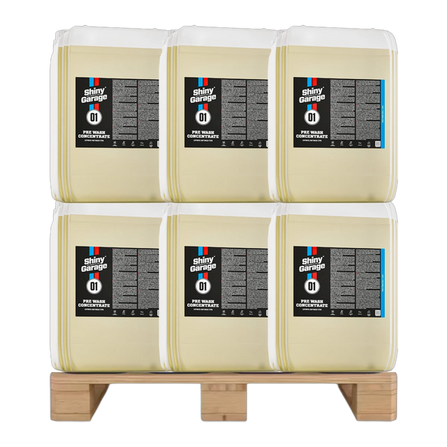 Shiny Garage Pre Wash Concentrate Forvask og Snowfoam 25 liter 6 stks