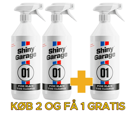 Shiny Garage Pure Black Tire Cleaner 2+1