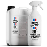 Shiny Garage Pure Black Tyre & Rubber Cleaner dækrens 1000ml + 5000ml