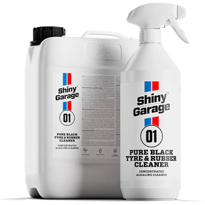 Shiny Garage Pure Black Tyre & Rubber Cleaner dækrens 1000ml + 5000ml