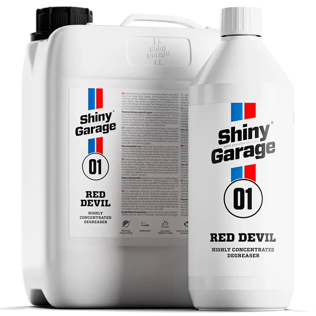 Shiny Garage Red Devil degreaser affedter 1000ml + 5000ml