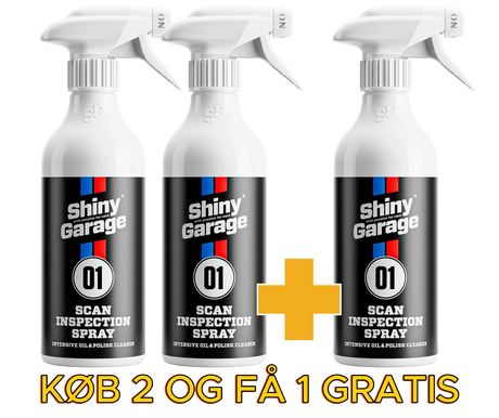 Shiny Garage Scan Inspection Spray 2+1