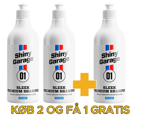 Shiny Garage Sleek Shampoo 2+1