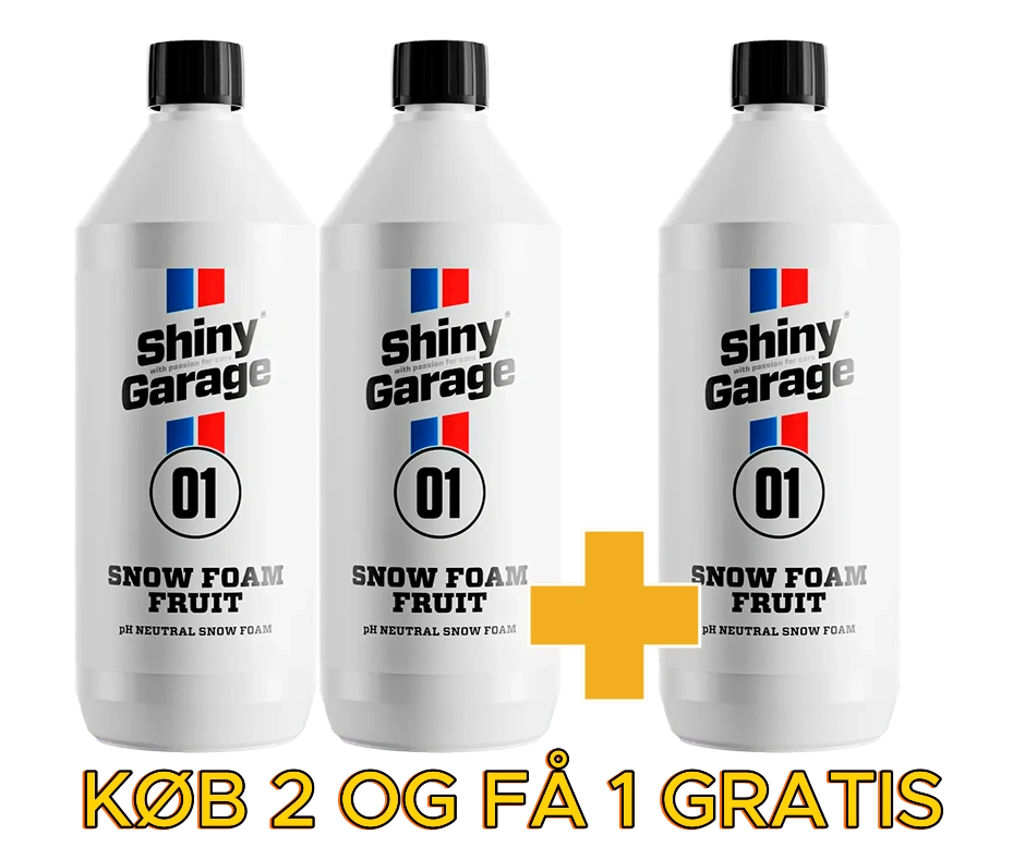 Shiny Garage Snowfoam Fruit 2+1