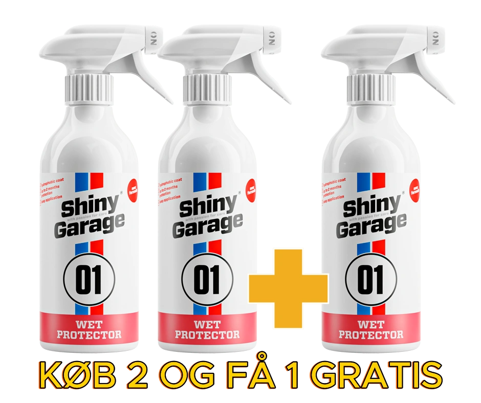 Shiny Garage Wet Protector 2+1