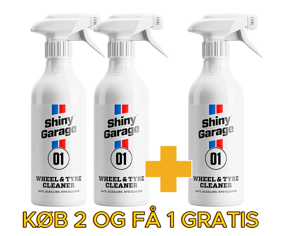 Shiny Garage Wheel and tire cleaner 2+1